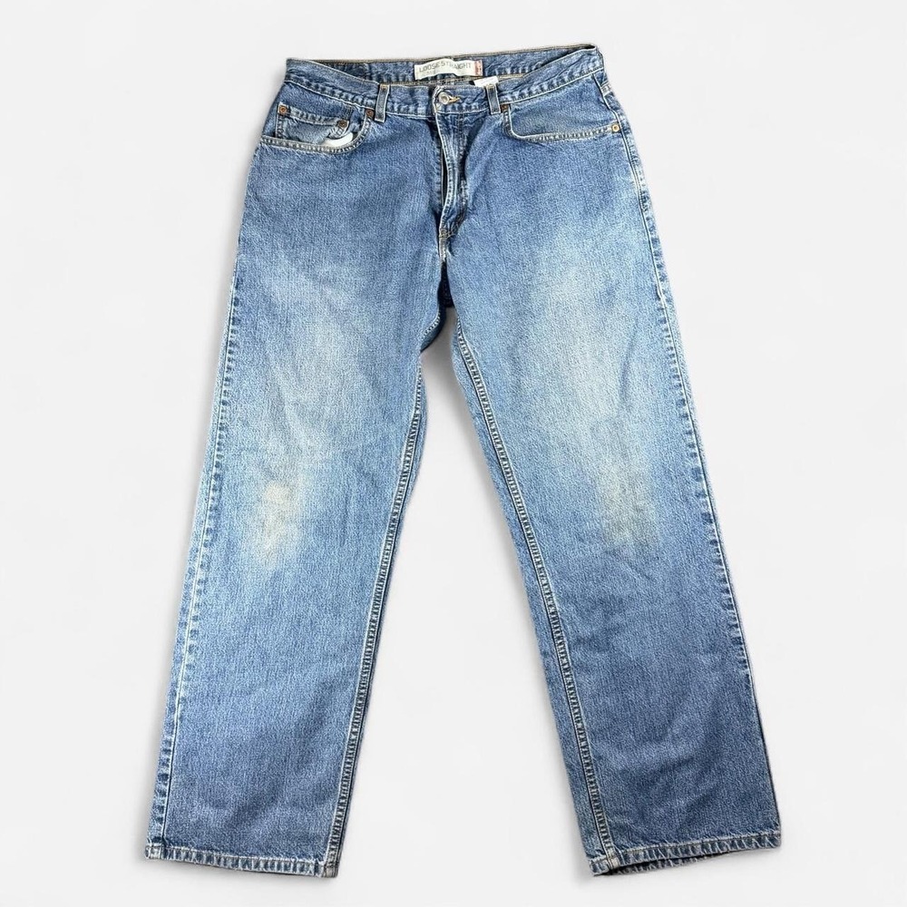 Vintage Levi's 569 Loose Straight Skater Grunge Jeans Distressed Y2K 34x32
